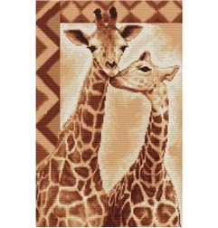 Kit de broderie girafes Kit de broderie girafes