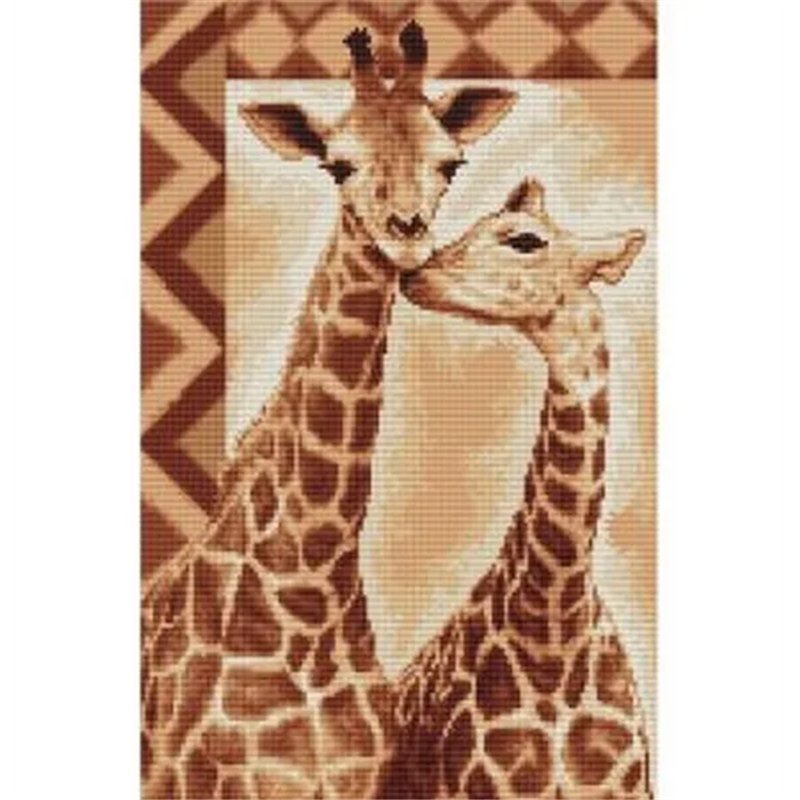 Kit de broderie girafes Kit de broderie girafes