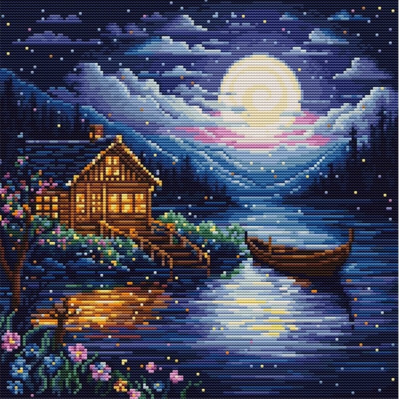 Embroidery kit Spring Night Embroidery kit Spring Night