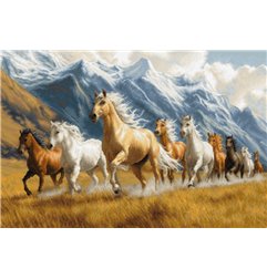 Kit de broderie Esprit libre (petit point) Kit de broderie Esprit libre (petit point)