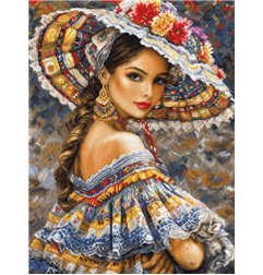 Embroidery kit The Mexican Fest (petit point) Embroidery kit The Mexican Fest (petit point)