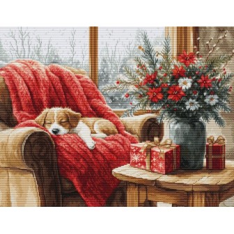 Embroidery kit Christmas Moment (petit point)