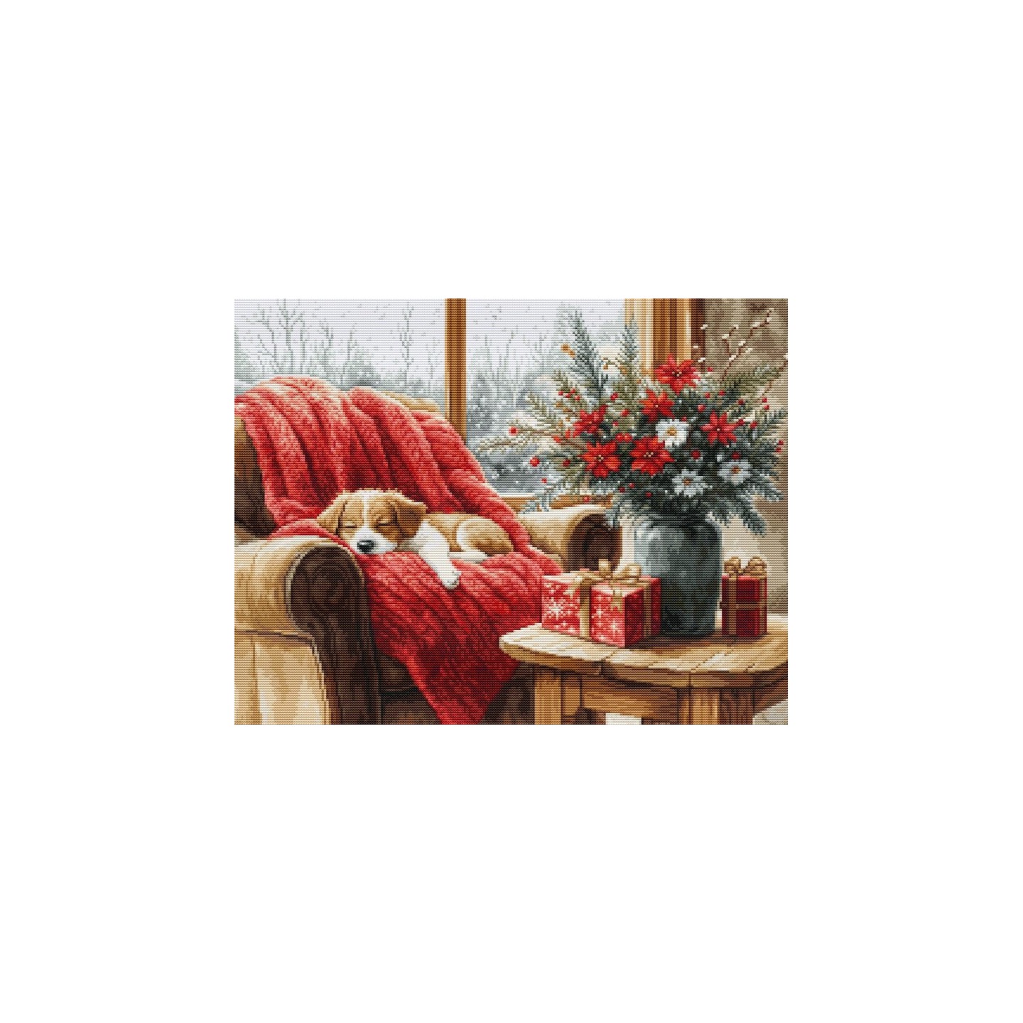 Embroidery kit Christmas Moment (petit point)