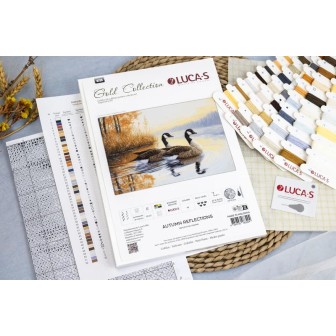 Embroidery kit Autumn Reflections