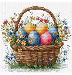 Embroidery kit Easter Basket