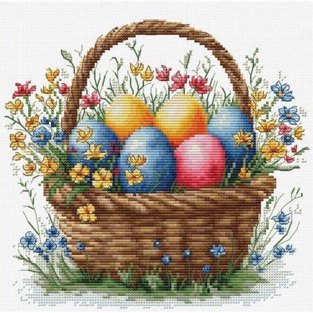 Kit de broderie Panier de Pâques