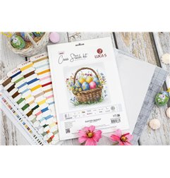 Kit de broderie Panier de Pâques Kit de broderie Panier de Pâques