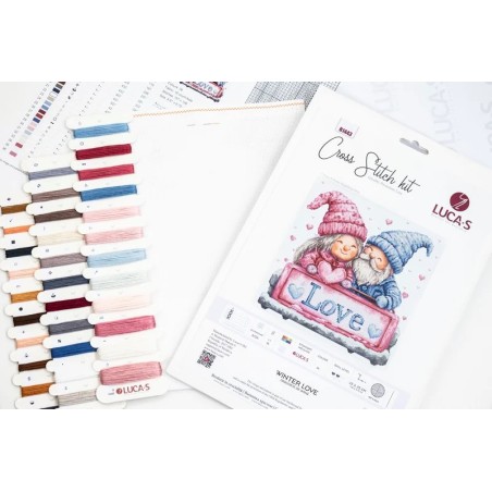 Embroidery kit Winter love