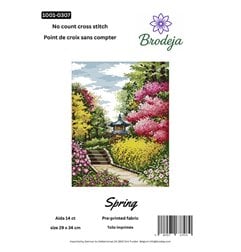 Borduurpakket Lente