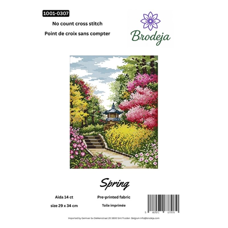 Borduurpakket Lente