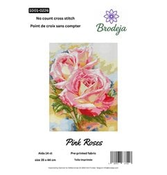 Borduurpakket Roze rozen