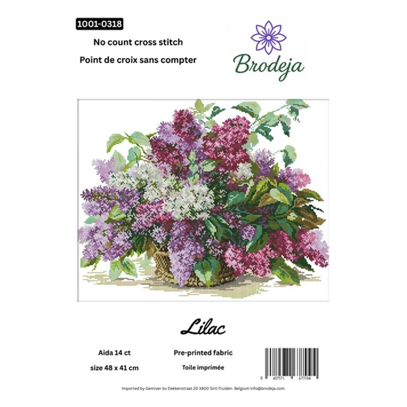 Kit de broderie Lilas Kit de broderie Lilas