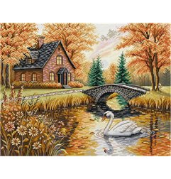 Embroidery kit Enchanting Autumn