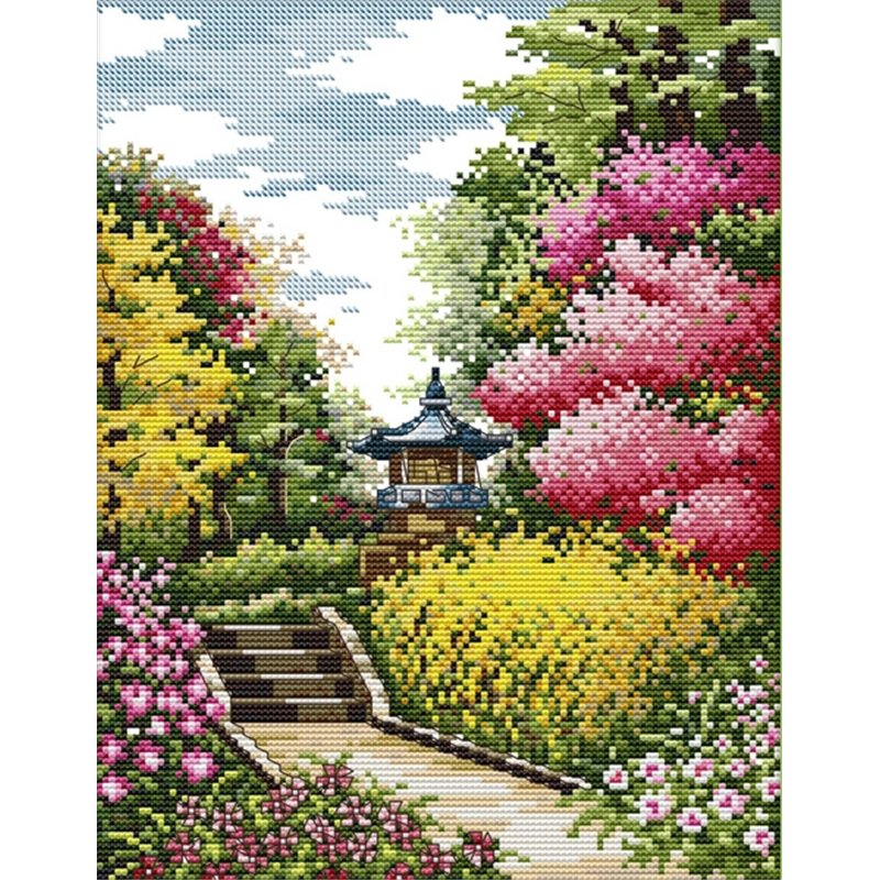 Kit de broderie Printemps