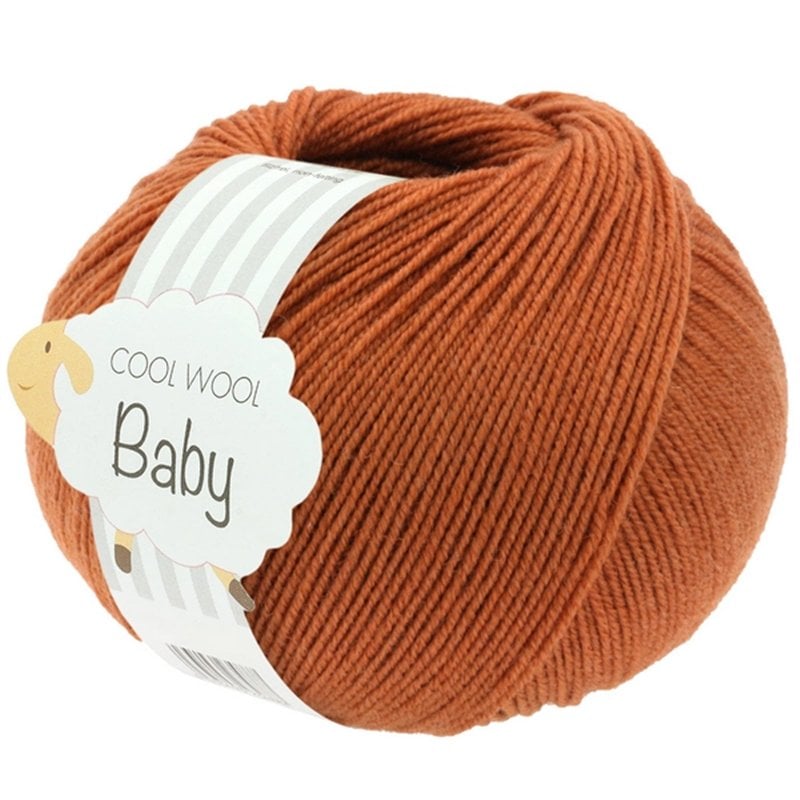 Cool Wool Baby 337 Bruin Oranje Cool Wool Baby 337 Bruin Oranje