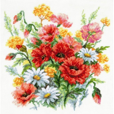 Borduurpakket Wilde bloemen