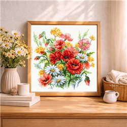 Kit de broderie Fleurs sauvages