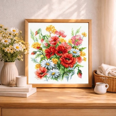 Kit de broderie Fleurs sauvages