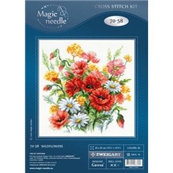 Borduurpakket Wilde bloemen Borduurpakket Wilde bloemen