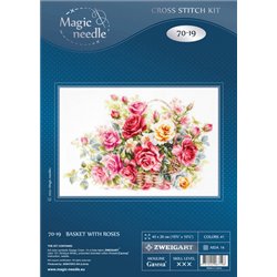 Embroidery kit Basket with Roses Embroidery kit Basket with Roses
