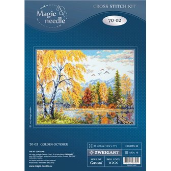 Kit de broderie Octobre doré