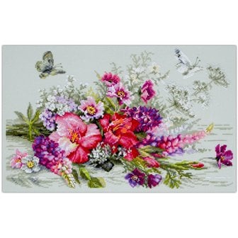 Embroidery kit Country Bouquet