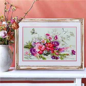 Embroidery kit Country Bouquet