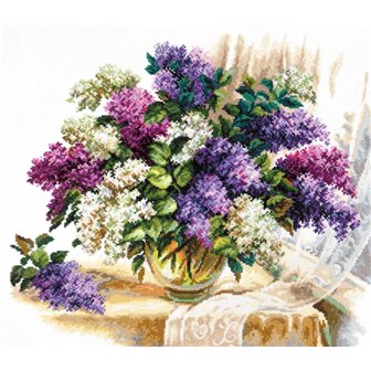 Embroidery kit The Scent of Lilacs