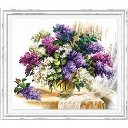 Kit de broderie Le parfum des lilas