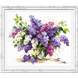 Embroidery kit Lilac