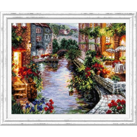 Kit de broderie Soirée à Venise