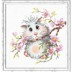 Borduurpakket Meneer Hamster