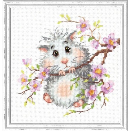 Borduurpakket Meneer Hamster