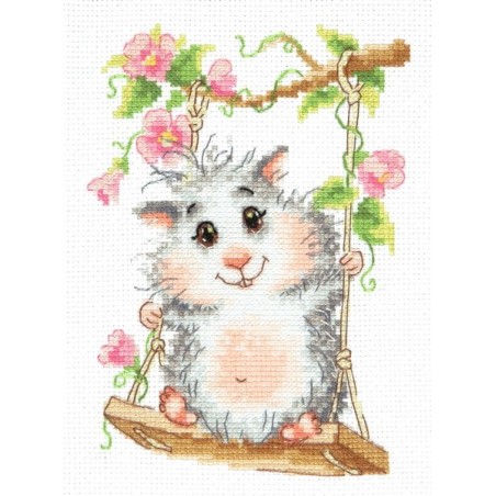 Embroidery kit On the Swing