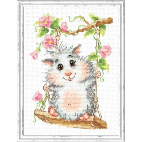 Embroidery kit On the Swing