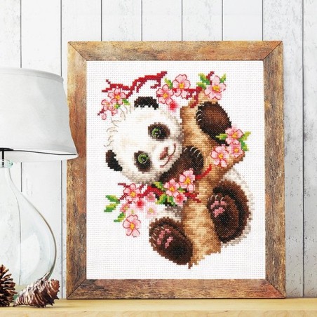 Embroidery kit Panda