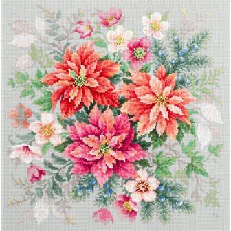 Borduurpakket Bloemenmagie. Kerstster