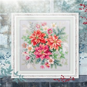 Stickset Blumenzauber. Weihnachtsstern