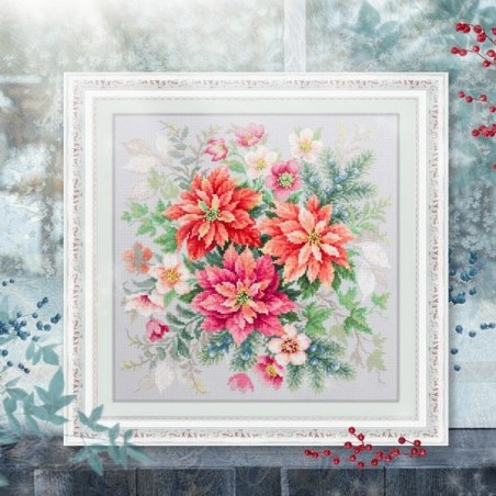 Borduurpakket Bloemenmagie. Kerstster
