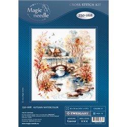 Kit de broderie Aquarelle d'automne Kit de broderie Aquarelle d'automne