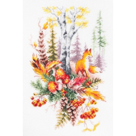 Stickset Herbstlicher Waldgeist