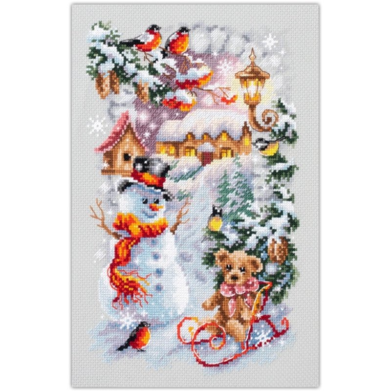 Embroidery kit Winter Hoiyday Embroidery kit Winter Hoiyday