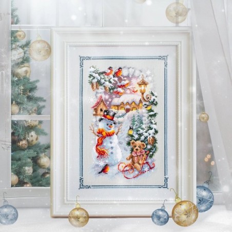 Kit de broderie Vacances d'hiver