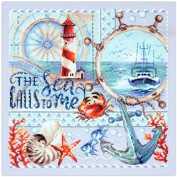 Embroidery kit The Sea Calls to Me…