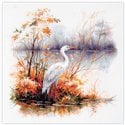 Borduurpakket Witte reiger