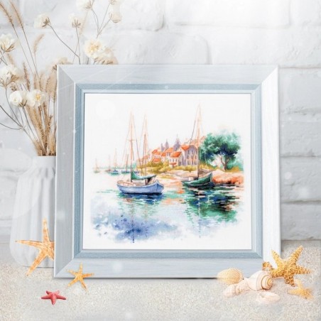 Embroidery kit The Quiet Harbor
