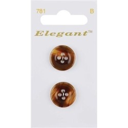 Buttons Elegant nr. 781 on a card