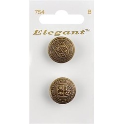 Buttons Elegant nr. 754 on a card