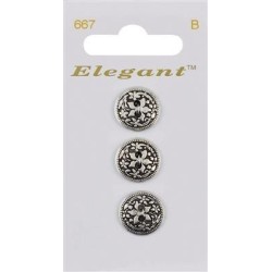 Buttons Elegant nr. 667 on a card