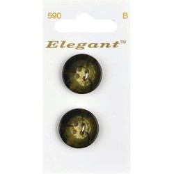 Buttons Elegant nr. 590 on a card